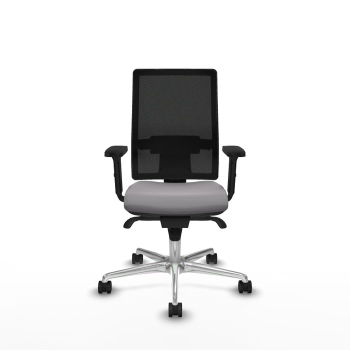 PIQUERAS Y CRESPO Silla de oficina Horna con mecanismo Sincro Gris y Negro PIQUERAS Y CRESPO Silla de oficina Horna con mecanismo Sincro Gris y Negro