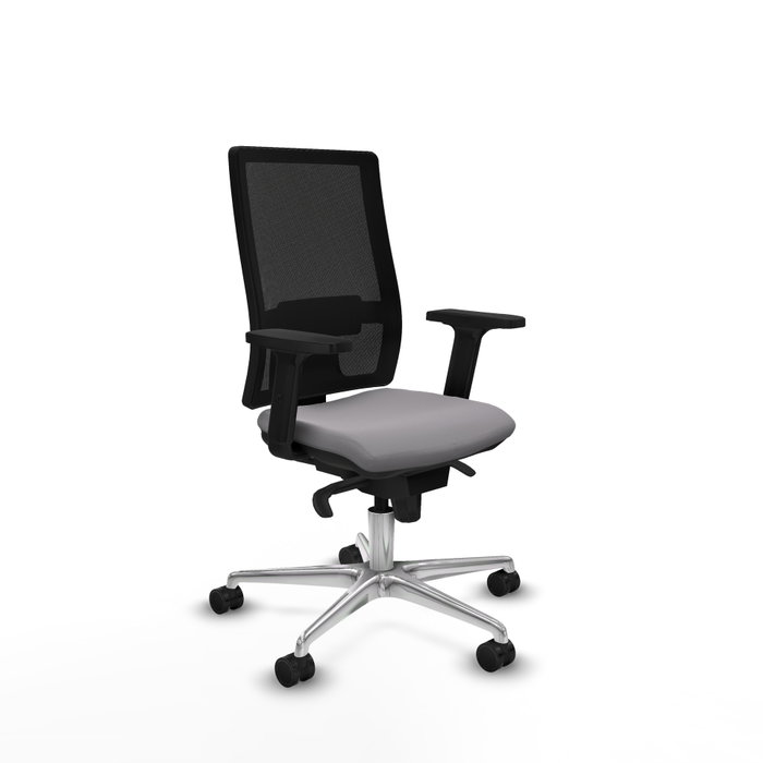 PIQUERAS Y CRESPO Silla de oficina Horna con mecanismo Sincro Gris y Negro PIQUERAS Y CRESPO Silla de oficina Horna con mecanismo Sincro Gris y Negro