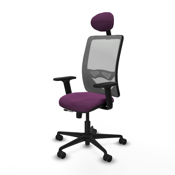 PIQUERAS Y CRESPO Silla de oficina Zulema con mecanismo Sincro/Traslack Morado y Gris PIQUERAS Y CRESPO Silla de oficina Zulema con mecanismo Sincro/Traslack Morado y Gris