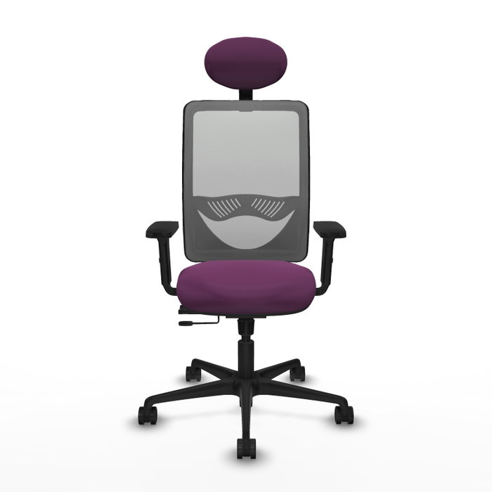 PIQUERAS Y CRESPO Silla de oficina Zulema con mecanismo Sincro/Traslack Morado y Gris PIQUERAS Y CRESPO Silla de oficina Zulema con mecanismo Sincro/Traslack Morado y Gris