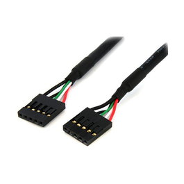 StarTech.com Cable Extensor Interno USB 2.0 5 Pines IDC Hemba a Hemba 60 cm (0,6 m) para Conexion a Placa Base