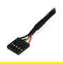 StarTech.com Cable Extensor Interno USB 2.0 5 Pines IDC Hemba a Hemba 60 cm (0,6 m) para Conexion a Placa Base