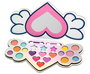 Martinelia Estuche de Maquillaje Corazón 23x12x1 cm con Glitter y Sombras