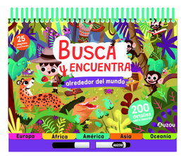 AUZOU EDITIONS, Espiral. Busca y encuentra alrededor del mundo