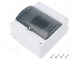 ELEKTRO-PLAST NASIELSK Carcasa MINI para aparatos modulares, 6 módulos, blanca