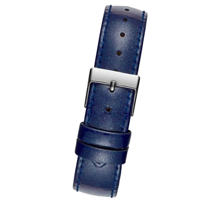 Guess W0823L13 Reloj para mujer con correa de piel azul oscuro