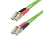 StarTech.com Cable de Fibra Óptica OM5 LC/LC-UPC Dúplex 50/125µm 1m - Multimodo LOMMF Verde para 40G/100G InfiniBand VCSEL 850-953nm - Referencia LCLCL-1M-OM5-FIBER