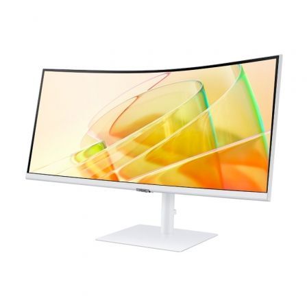 Samsung ViewFinity S6 S34C650TAU Monitor Curvo 34" Ultra WQHD (3440x1440) 1000R 100Hz HDR10 VA Thunderbolt 4 90W Altavoces Regulable en Altura Blanco Samsung ViewFinity S6 S34C650TAU Monitor Curvo 34" Ultra WQHD (3440x1440) 1000R 100Hz HDR10 VA Thunderbolt 4 90W Altavoces Regulable en Altura Blanco