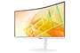 Samsung S65TC Monitor 34" UWQHD Curvo 1000R 3440x1440 100Hz HDR10 VA AMD FreeSync Thunderbolt 4 90W LAN Blanco con Altavoces y Soporte HAS VESA