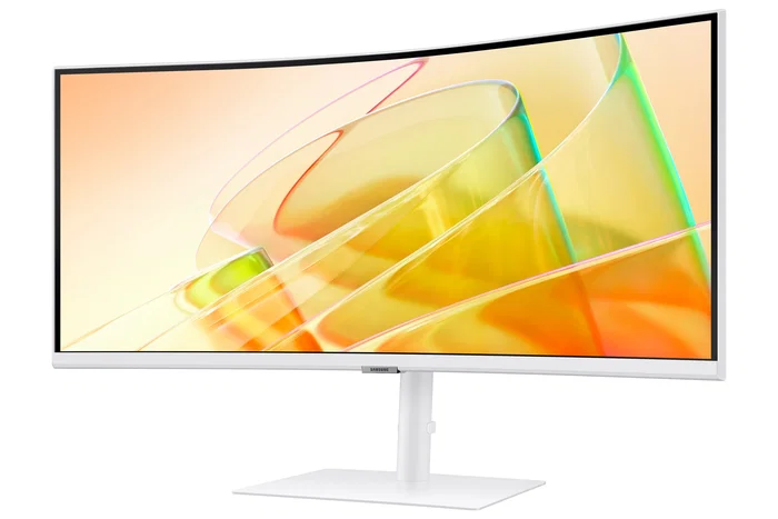 Samsung S65TC Monitor 34" UWQHD Curvo 1000R 3440x1440 100Hz HDR10 VA AMD FreeSync Thunderbolt 4 90W LAN Blanco con Altavoces y Soporte HAS VESA