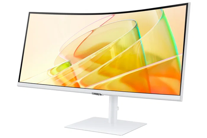 Samsung S65TC Monitor 34" UWQHD Curvo 1000R 3440x1440 100Hz HDR10 VA AMD FreeSync Thunderbolt 4 90W LAN Blanco con Altavoces y Soporte HAS VESA