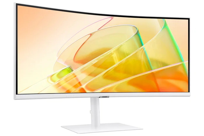 Samsung S65TC Monitor 34" UWQHD Curvo 1000R 3440x1440 100Hz HDR10 VA AMD FreeSync Thunderbolt 4 90W LAN Blanco con Altavoces y Soporte HAS VESA