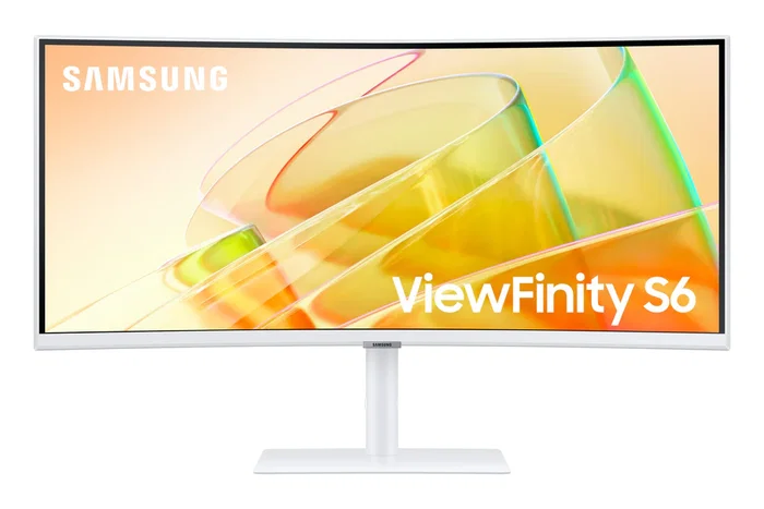 Samsung S65TC Monitor 34" UWQHD Curvo 1000R 3440x1440 100Hz HDR10 VA AMD FreeSync Thunderbolt 4 90W LAN Blanco con Altavoces y Soporte HAS VESA