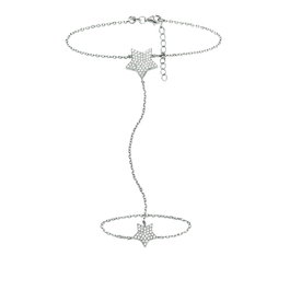 Folli Follie Pulsera de Baño de Plata Plateada 17cm