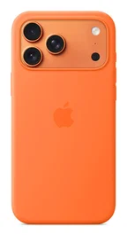 Apple iPhone 17 Pro Max - Funda de silicona con MagSafe - Naranja