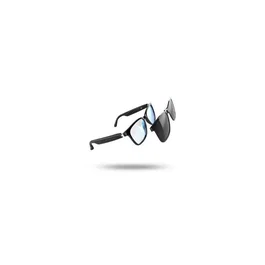 Energy Sistem RayFlex Music Gafas Bluetooth con Lentes Anti Luz Azul y Clip de Sol Polarizado