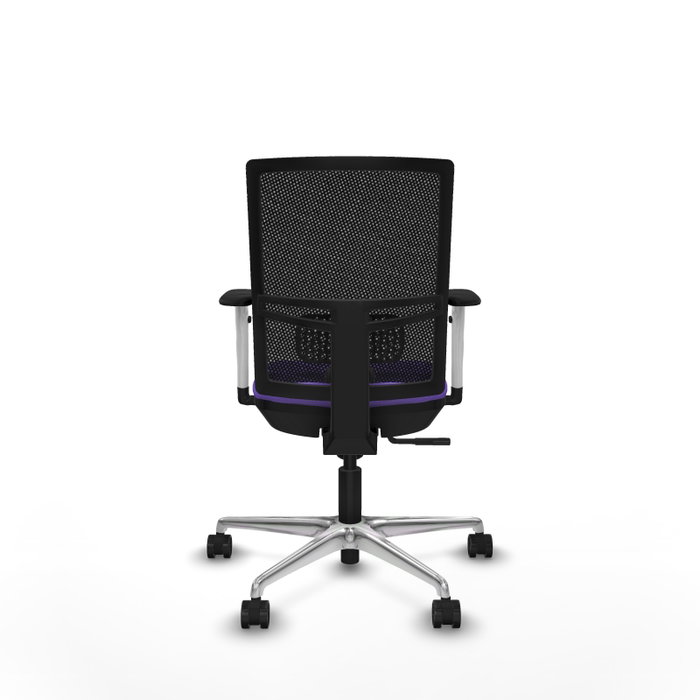 PIQUERAS Y CRESPO Silla de oficina Yunquera con mecanismo Sincro, Lila y Negro PIQUERAS Y CRESPO Silla de oficina Yunquera con mecanismo Sincro, Lila y Negro