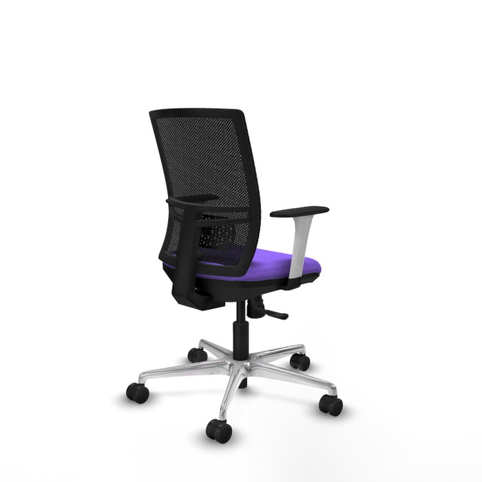 PIQUERAS Y CRESPO Silla de oficina Yunquera con mecanismo Sincro, Lila y Negro PIQUERAS Y CRESPO Silla de oficina Yunquera con mecanismo Sincro, Lila y Negro