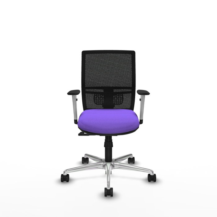 PIQUERAS Y CRESPO Silla de oficina Yunquera con mecanismo Sincro, Lila y Negro PIQUERAS Y CRESPO Silla de oficina Yunquera con mecanismo Sincro, Lila y Negro