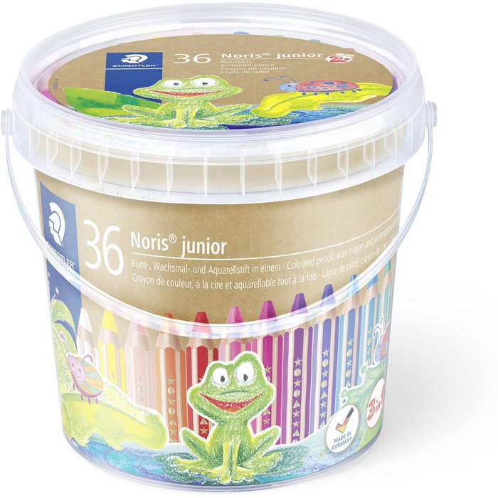 STAEDTLER Buddy Cubo 36 Lápices de Colores Acuarelables STAEDTLER Buddy Cubo 36 Lápices de Colores Acuarelables