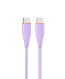 GEMBIRD CC-USB2S-CMCM-1.5M-P Cable USB 2.0 USB-C a USB-C 1.5M Silicona Morado