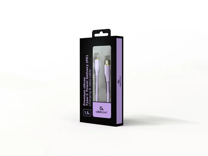 Gembird Cable USB-C a USB-C 1,5m Púrpura CC-USB2S-CMCM-1.5M-P Gembird Cable USB-C a USB-C 1,5m Púrpura CC-USB2S-CMCM-1.5M-P