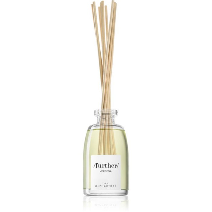 Further Verbena, Palitos aromáticos, Difusor de aroma con varillas, 250 ml Further Verbena, Palitos aromáticos, Difusor de aroma con varillas, 250 ml