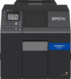 Epson ColorWorks CW-C6000Ae - Impresora de etiquetas por inyección de tinta a color, 1200 x 1200 DPI, 119 mm/s, Conexión alámbrica Ethernet, Ancho de papel hasta 112 mm