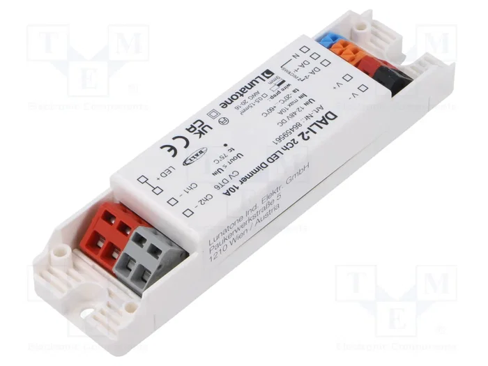 Lunatone Controlador LED DALI y DALI 2 12-48V DC 10A IP20