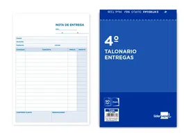 Liderpapel Talonario Entregas Cuarto Original y Copia T226
