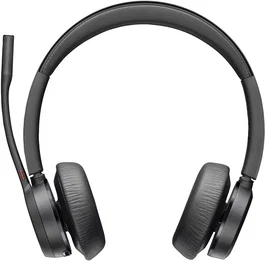 Poly Auriculares Voyager 4320 USB-C Inalámbricos Negro + Adaptador BT700 + Soporte Carga