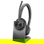 HP Voyager 4320 Auriculares Inalambricos USB-C con Bluetooth BT700 y Soporte de Carga (218479-01)