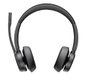 Poly Voyager 4320 USB-C con adaptador BT700 y soporte de carga, Negro
