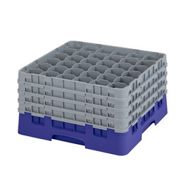 CAMBRO Cesta de lavado 36 comp. 4 alturas Azul marino