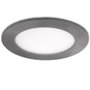 Placa LED 9W Blanco Frío Níquel Satinado