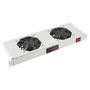 Lanview Logon RAF300WH Módulo de Ventilador de Montaje en Rack con 2 Ventiladores y Termostato Digital 1U