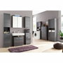 Trendteam Mueble de baño alto AMANDA - 1 puerta - Gris