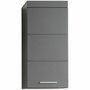 Trendteam Mueble de baño alto AMANDA - 1 puerta - Gris