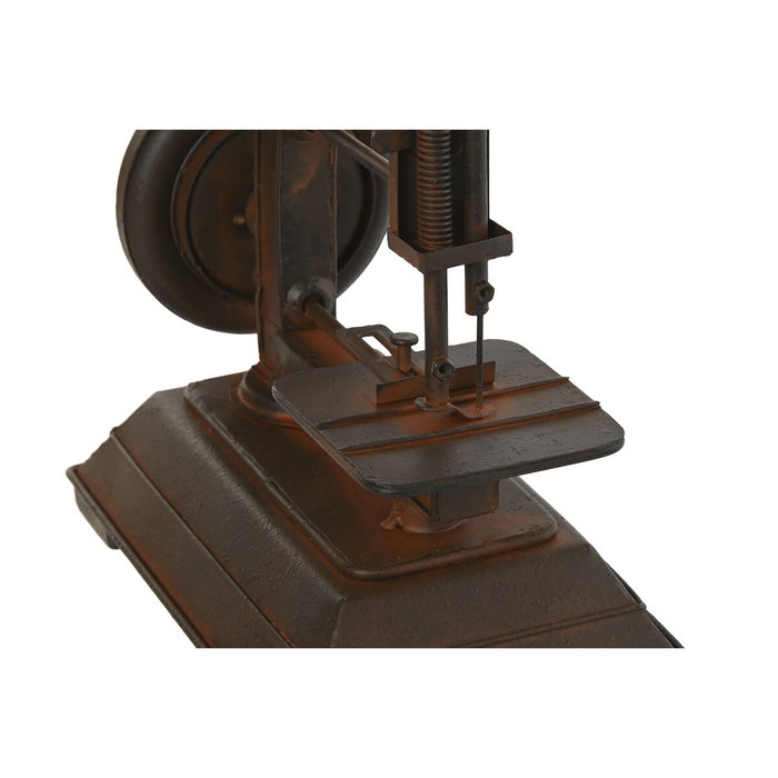 DKD Home Decor Decoración de Máquina de Coser en Metal Envejecido Bronce
