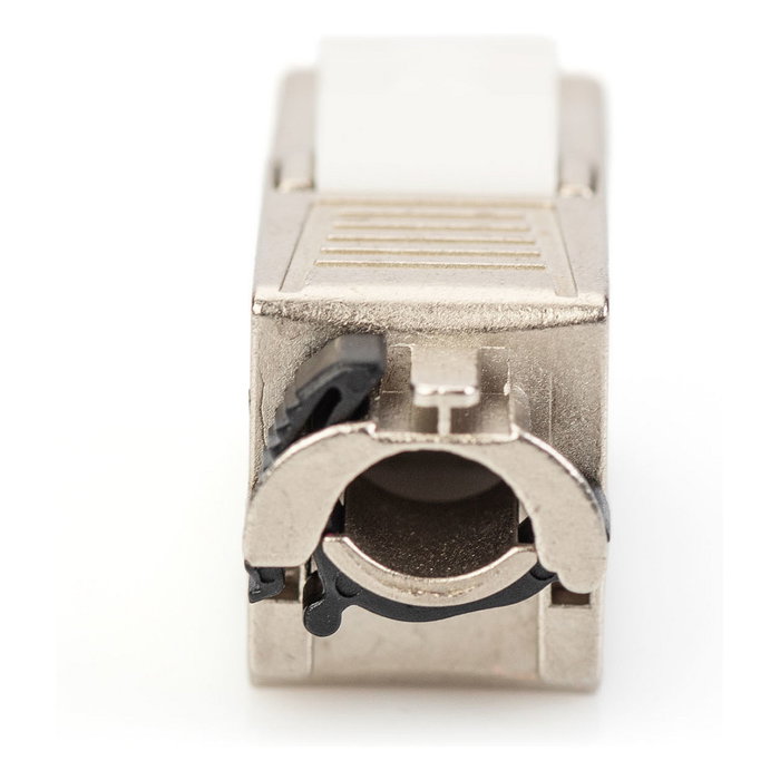 Digitus Módulo Keystone CAT 6A Apantallado con Gestor de Cables Inteligente - 4 Piezas, Plata