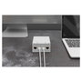 Digitus Módulo Keystone CAT 6A Apantallado con Gestor de Cables Inteligente - 4 Piezas, Plata