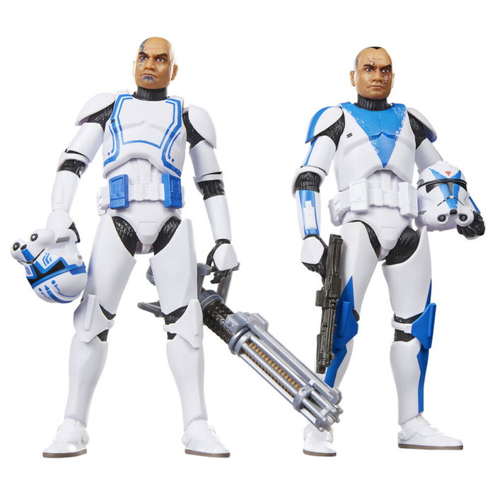 HASBRO Blister 2 figuras Clone Trooper Dogma & Clone Trooper Hardcase Star Wars 15cm