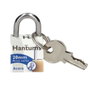 Hantums Candado de acero con arco corto 20mm