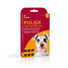 Pulsix Antiparasitario Spot-on para Perros 4-10 kg - Moxidectina 100 mg + Praziquantel 500 mg - Tratamiento con 4 Pipetas de 1 mL