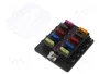 4CARMEDIA Divisor de alimentación con fusible de coche ATO y LED