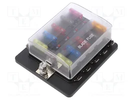 4CARMEDIA Divisor de alimentación con fusible de coche ATO y LED