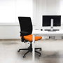 PIQUERAS Y CRESPO Silla de oficina Haches Naranja y Negro