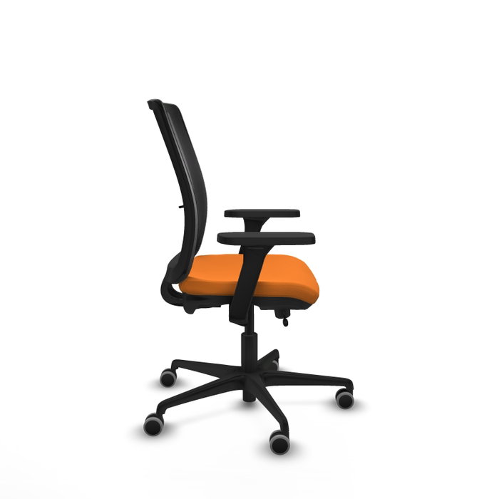 PIQUERAS Y CRESPO Silla de oficina Haches Naranja y Negro