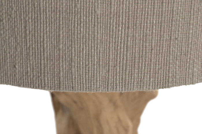 DKD Home Decor Lámpara de Sobremesa Teca y Hierro 45x45x72 DKD Home Decor Lámpara de Sobremesa Teca y Hierro 45x45x72