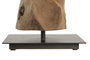 DKD Home Decor Lámpara de Sobremesa Teca y Hierro 45x45x72